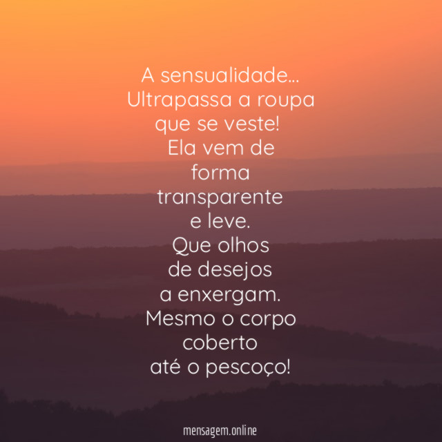 A sensualidade