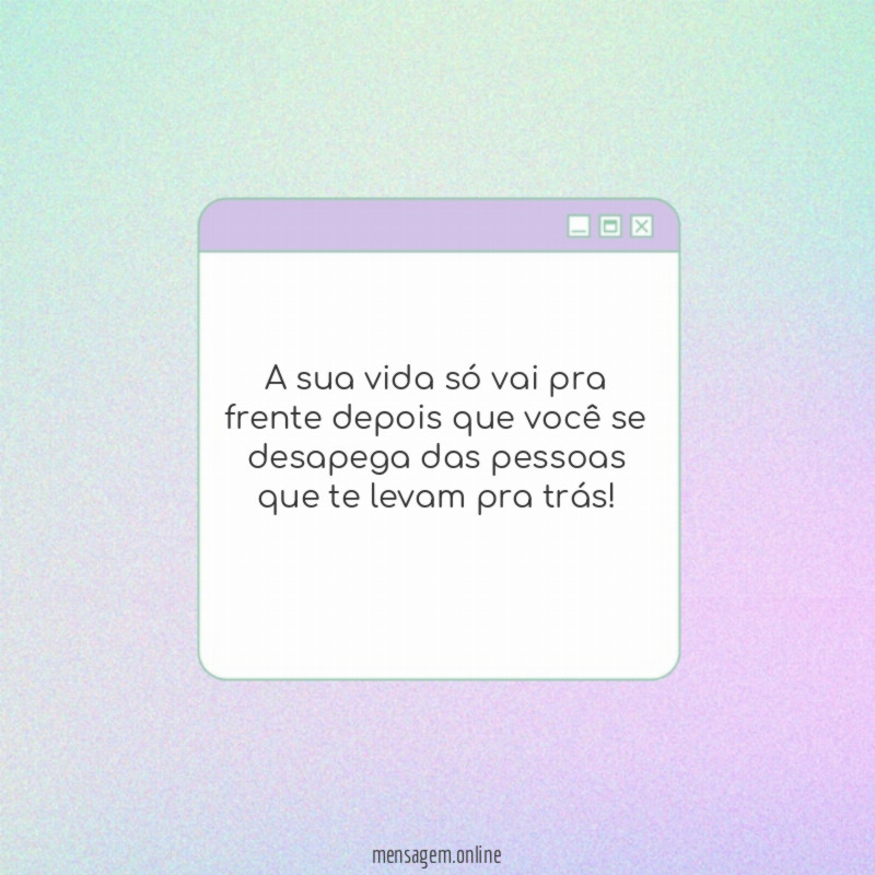 A sua vida