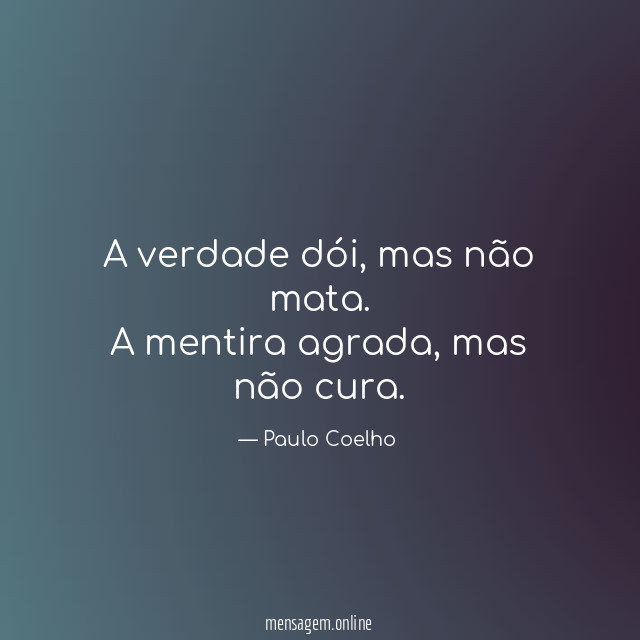 A verdade dói