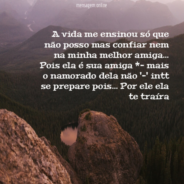 A vida me ensinou só que não posso