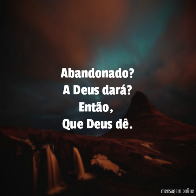 Abandonado?