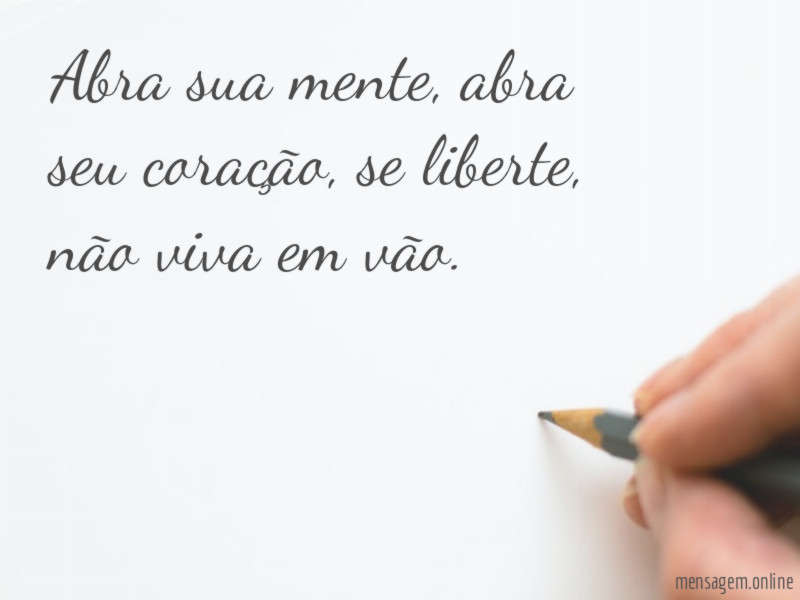 Abra seu coração