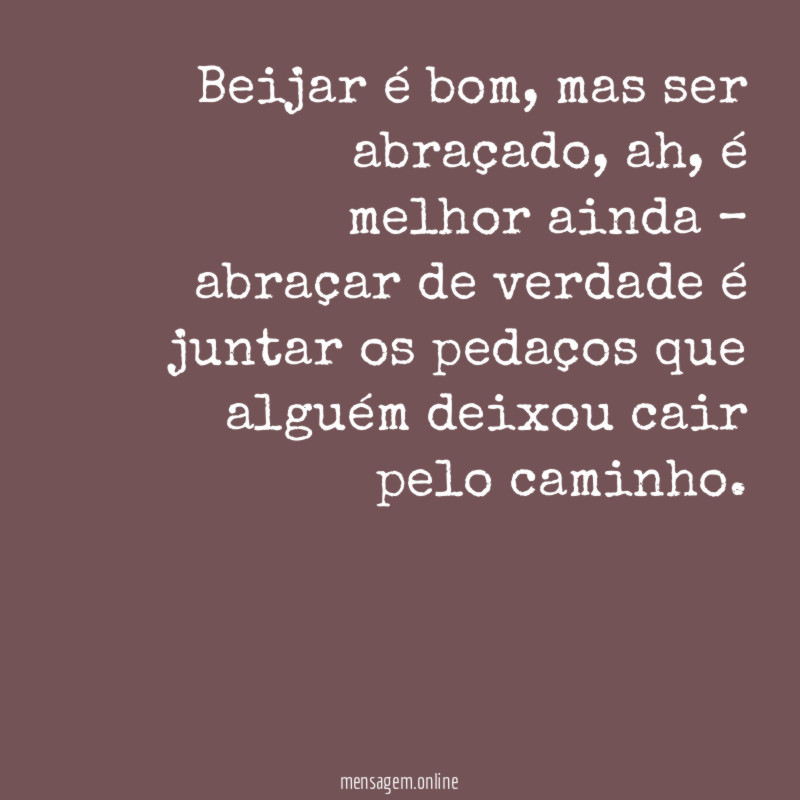 Abraçar em momentos difíceis