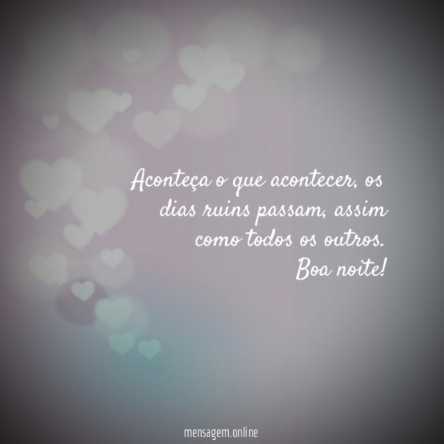 Aconteça o que acontecer
