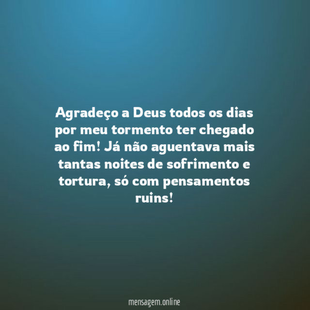 Agradeço a Deus