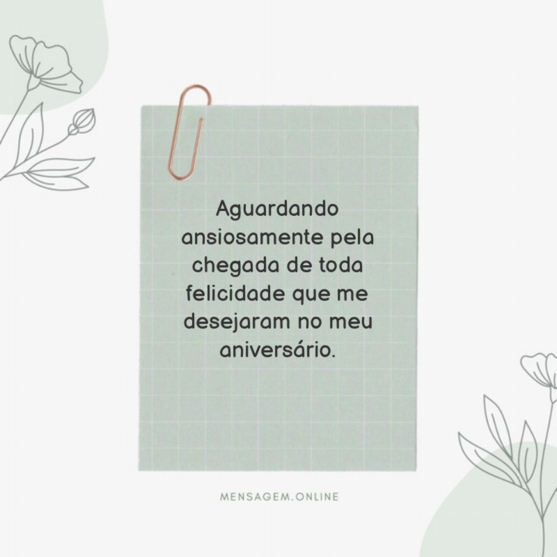 Aguardando ansiosamente