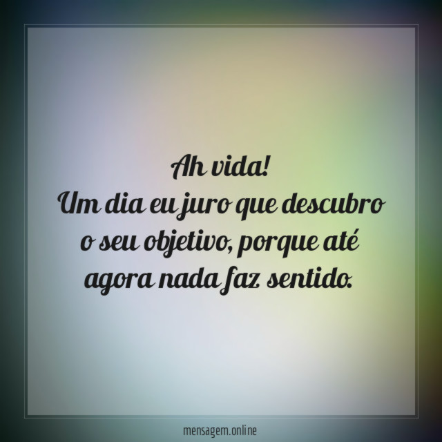Ah vida