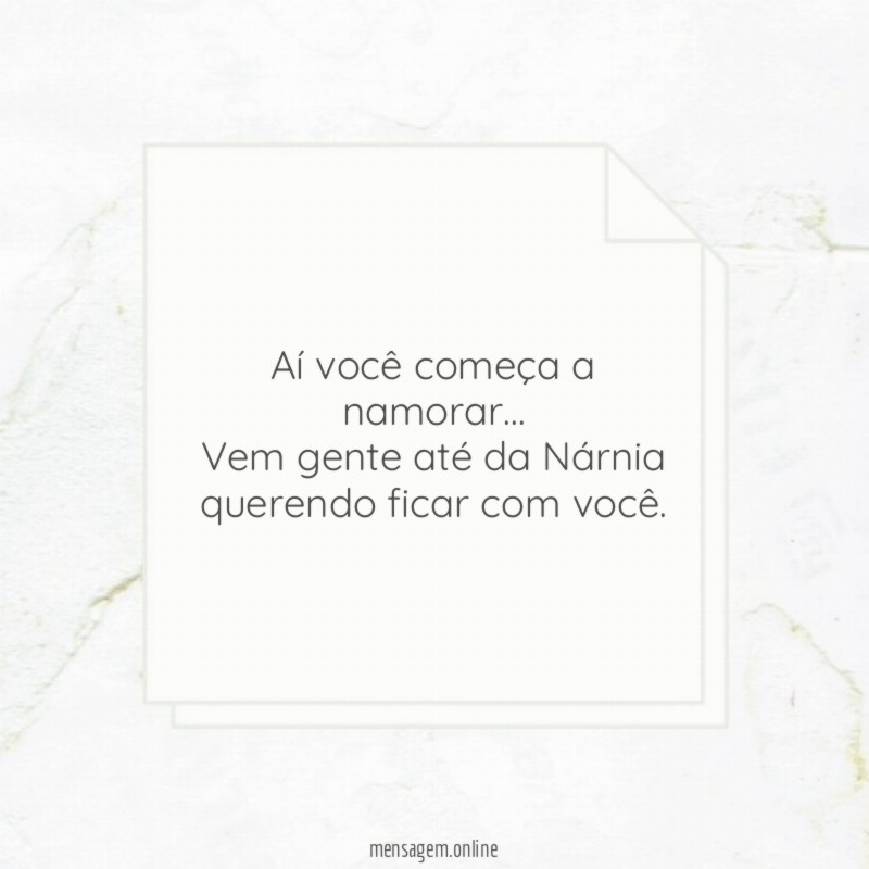 Aí você começa