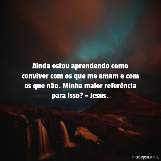 Ainda estou aprendendo como conviver com os que
