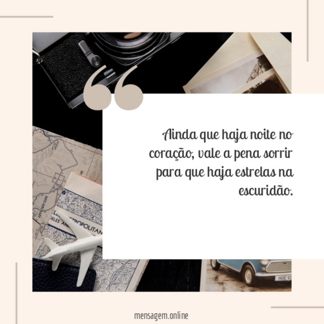 Ainda que haja noite no coração