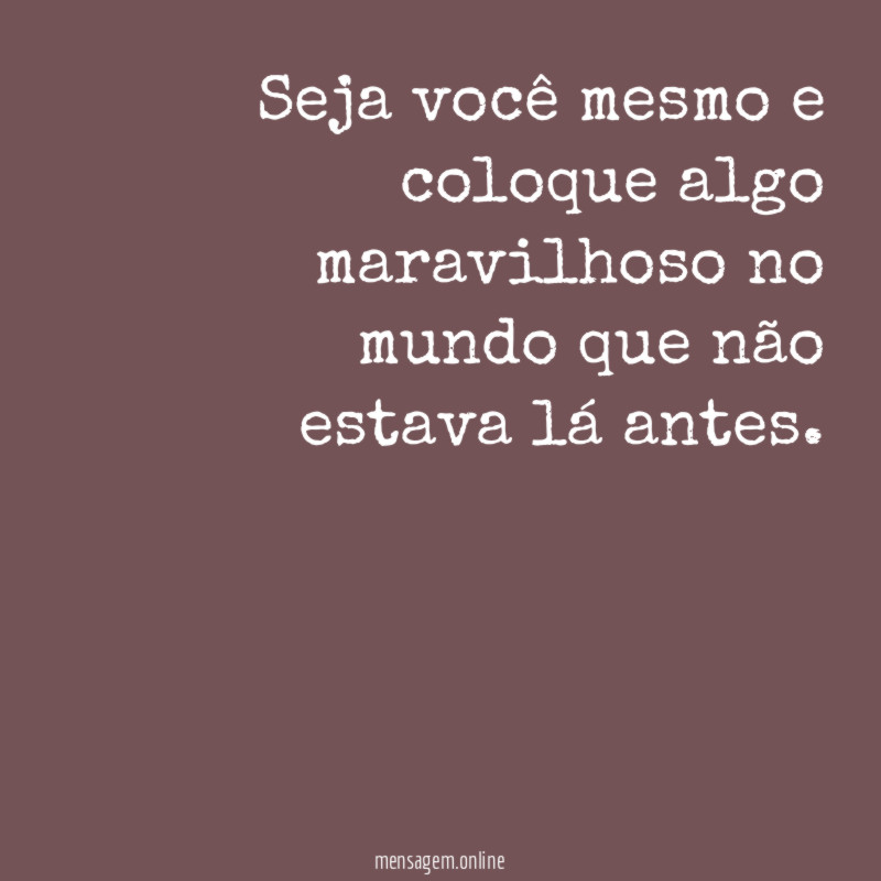 Algo maravilhoso