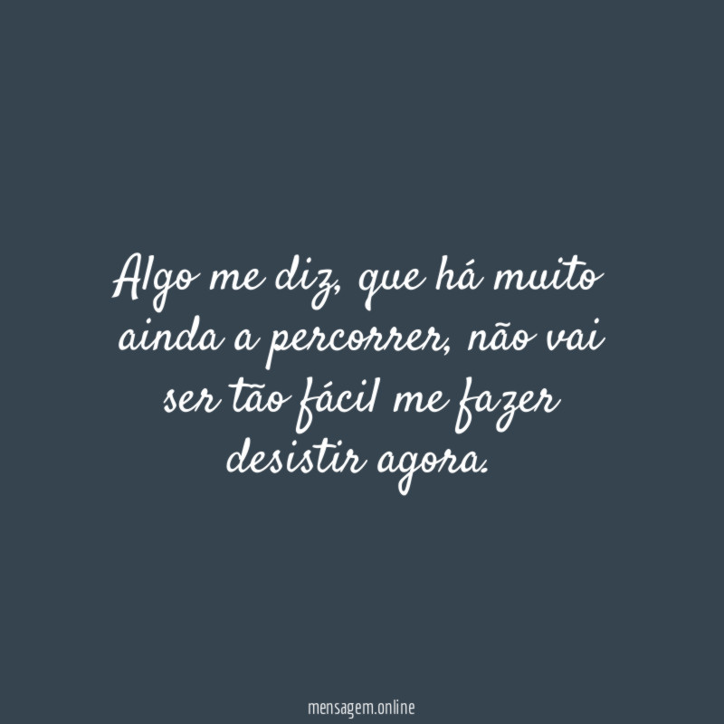 Algo me diz