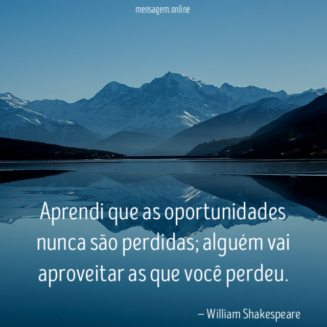 Alguém vai aproveitar