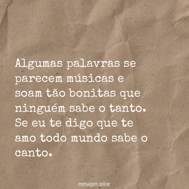 Algumas palavras se parecem