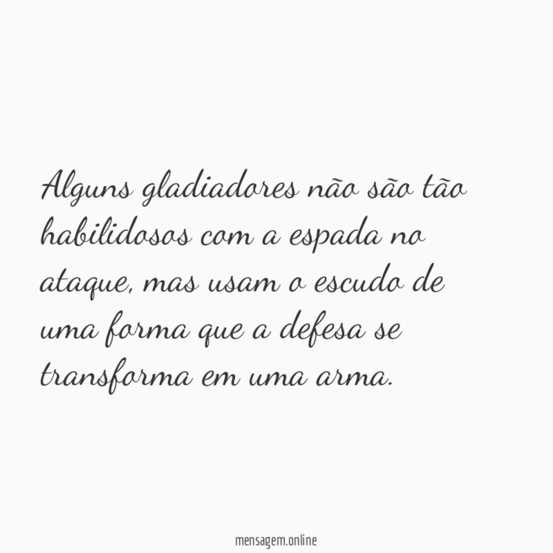 Alguns gladiadores não são tão habilidosos com a