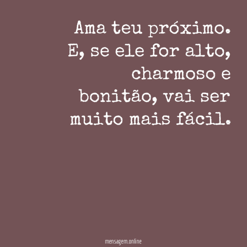 Ama teu próximo