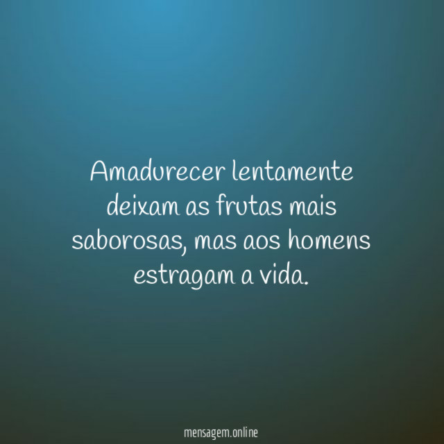 Amadurecer lentamente deixam as frutas mais saborosas
