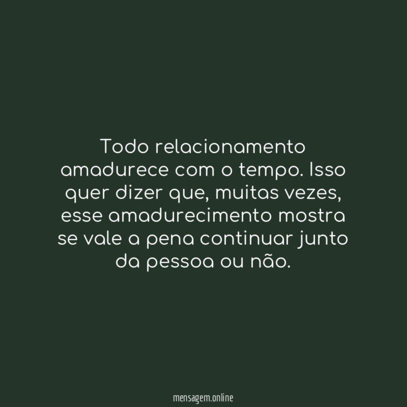 Amadurecimento