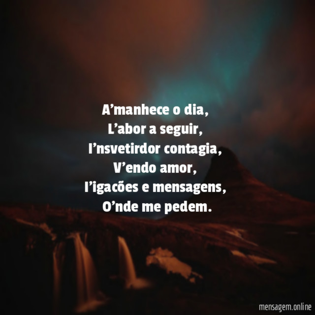 A'manhece o dia