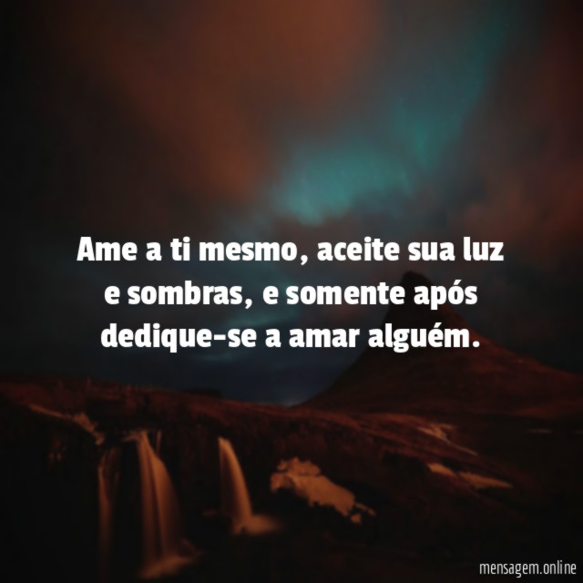 Ame a ti mesmo