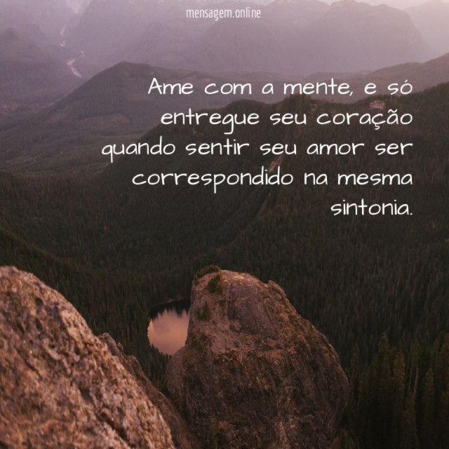 Ame com a mente