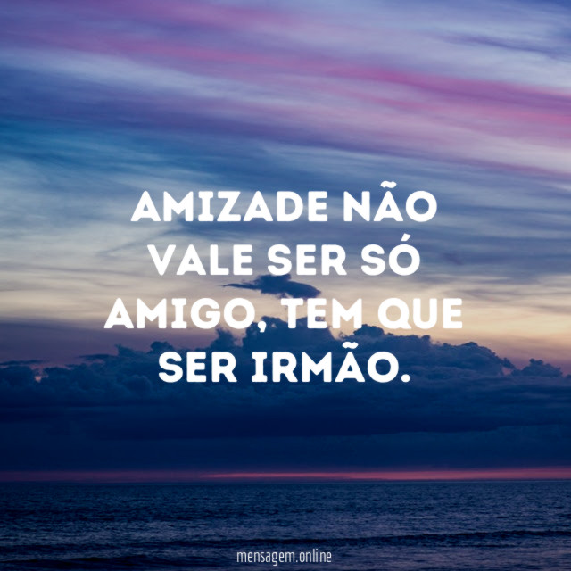AMIZADE NÃO VALE SER SÓ AMIGO