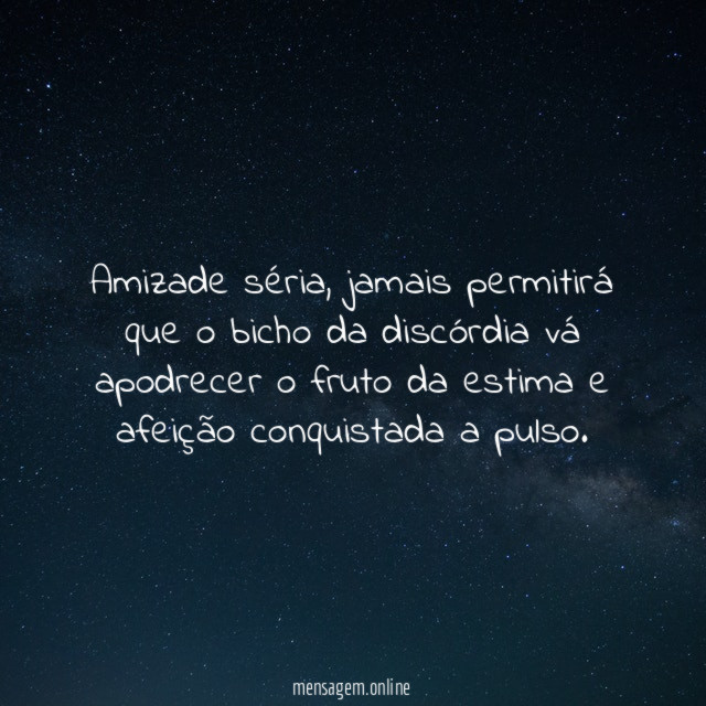 Amizade séria