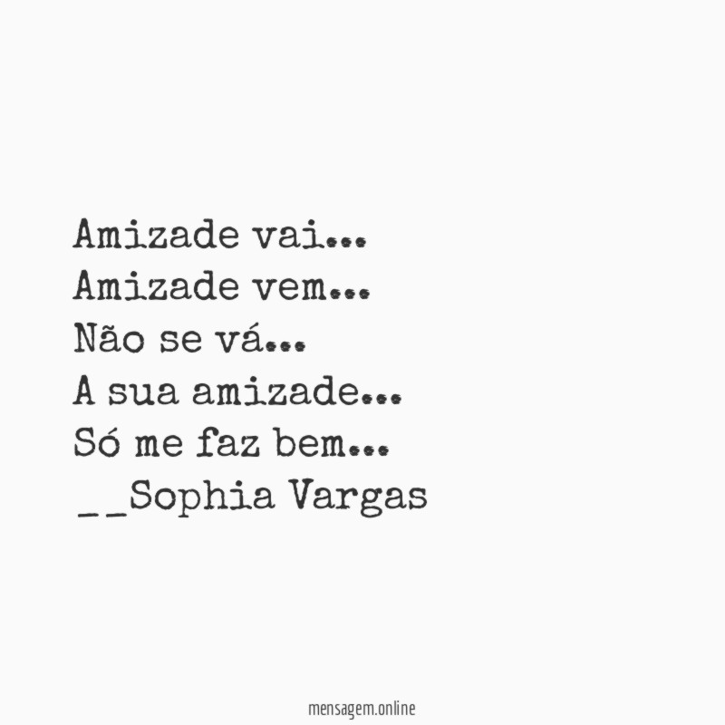Amizade vai
