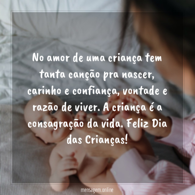 Amor de uma criança