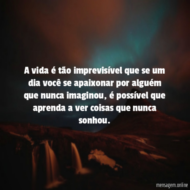 Amor não previsto