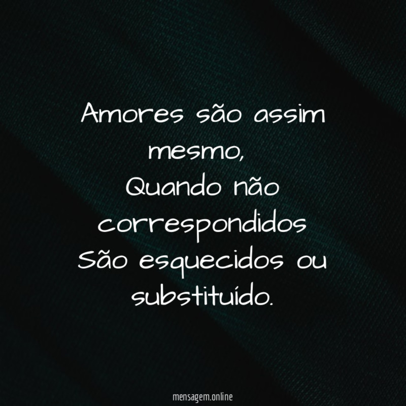 Amores são assim mesmo