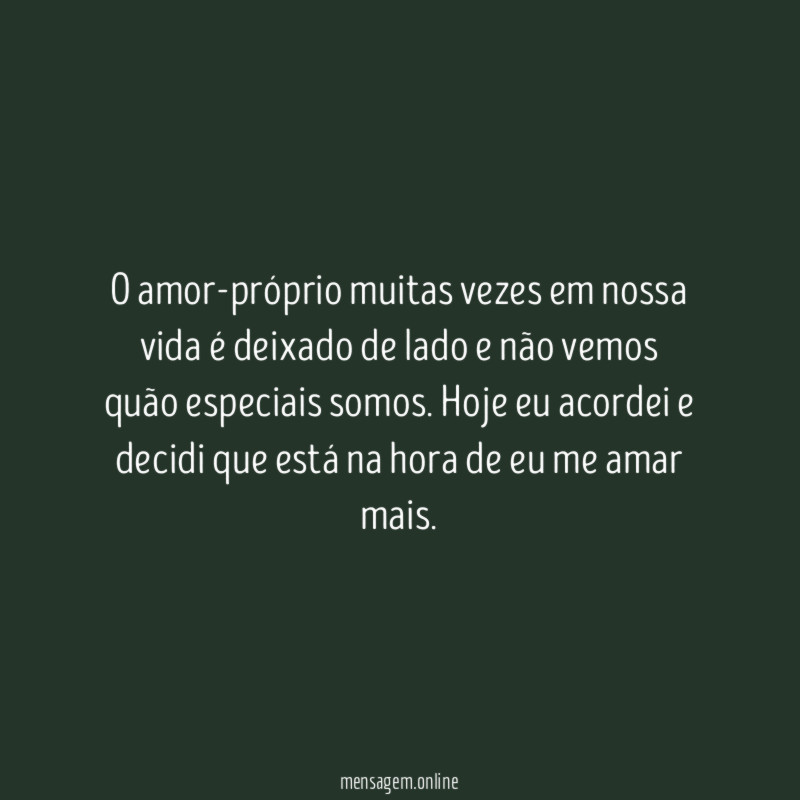 Amor-próprio