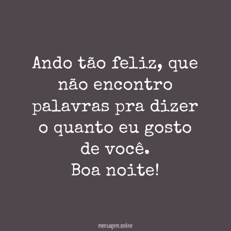 Ando tão feliz