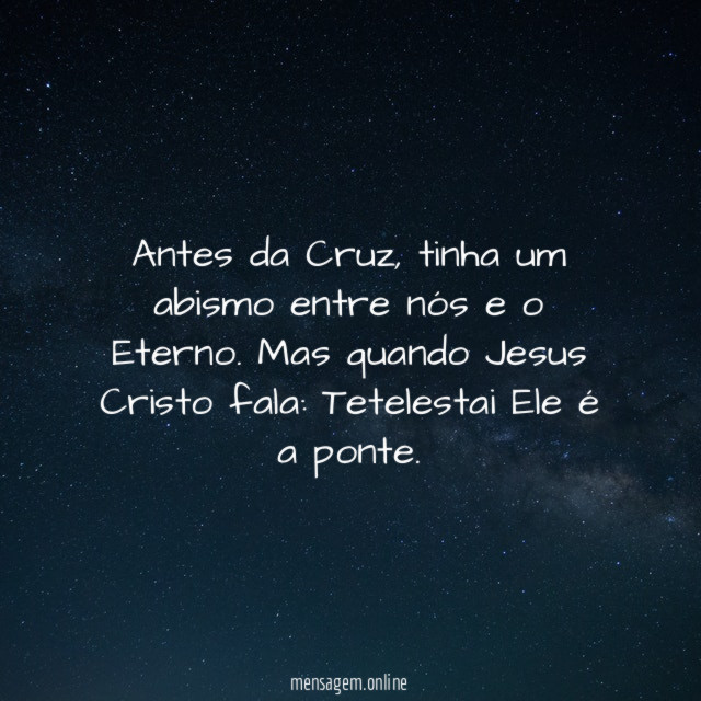 Antes da Cruz
