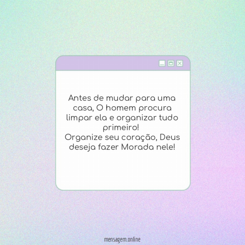 Antes de mudar para uma casa