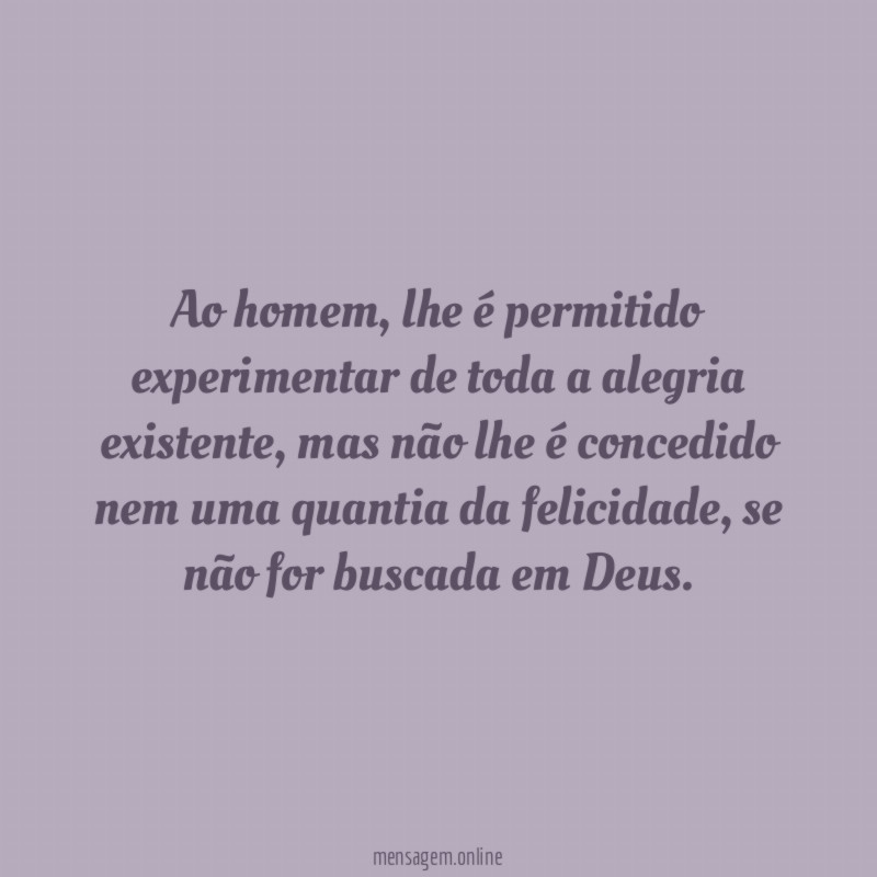 Ao homem