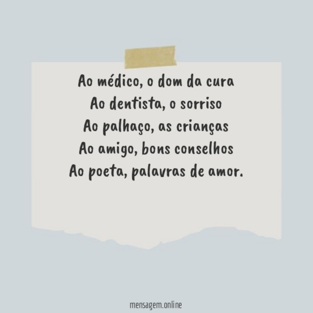 Ao médico
