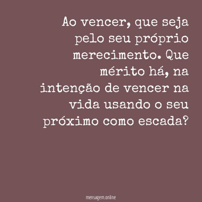 Ao vencer