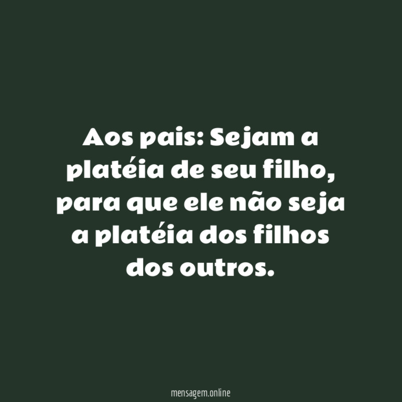Aos pais