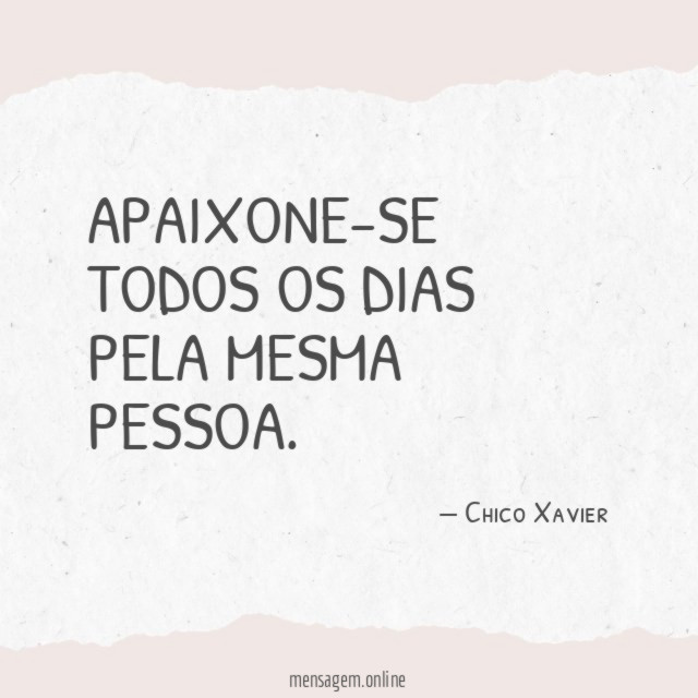 Apaixone-se todos os dias