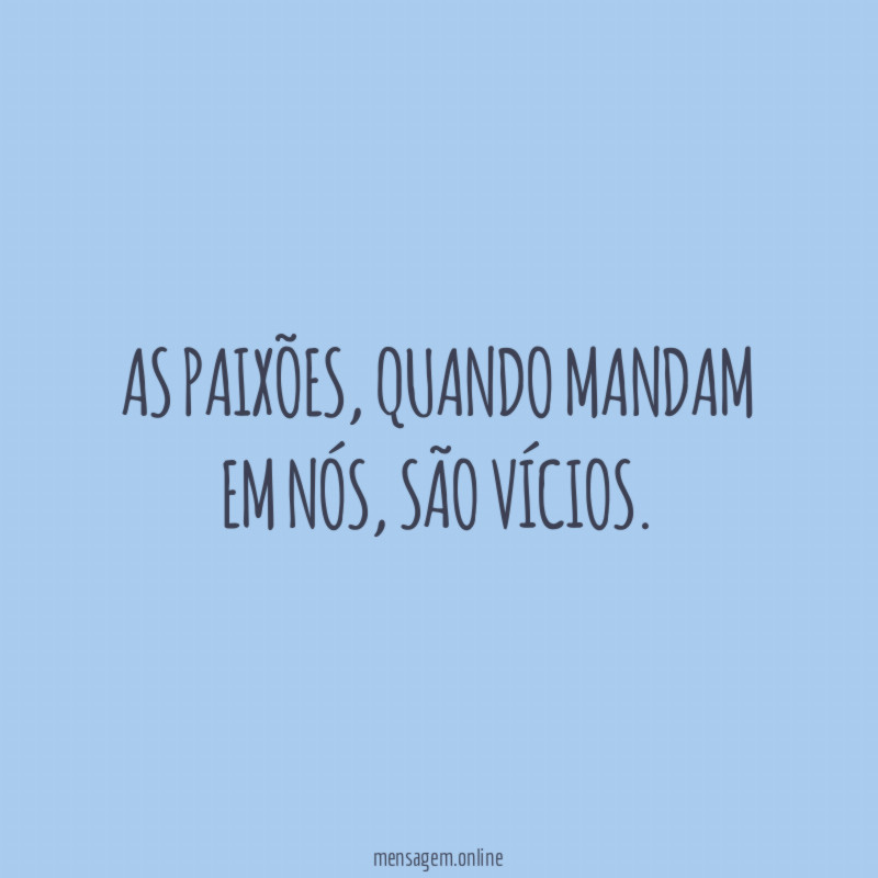 As paixões