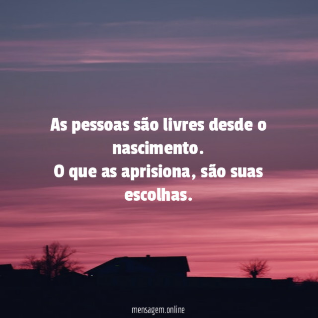 As pessoas são livres desde o nascimento