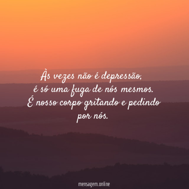 Às vezes não é depressão