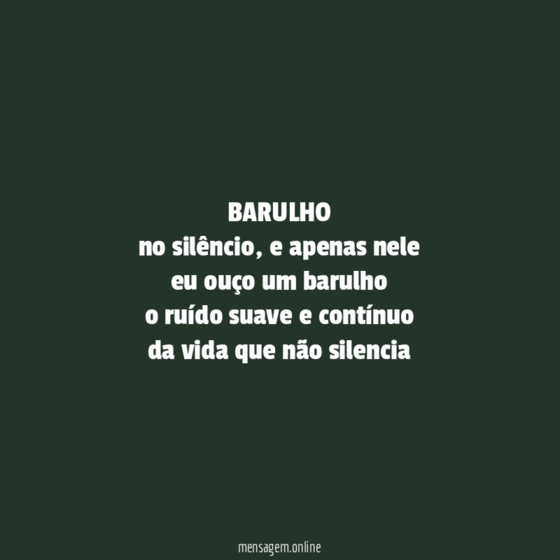 BARULHO