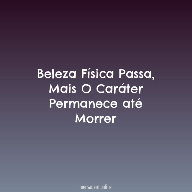 Beleza Física Passa