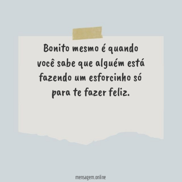 Bonito mesmo é quando você sabe