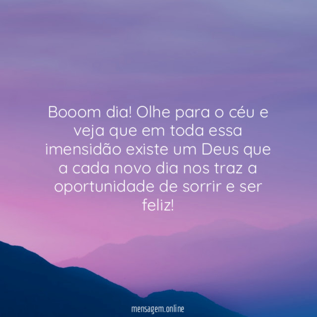 Boooom dia!