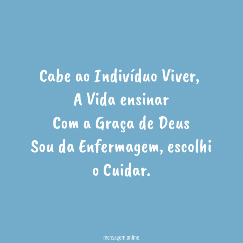 Cabe ao Indivíduo Viver
