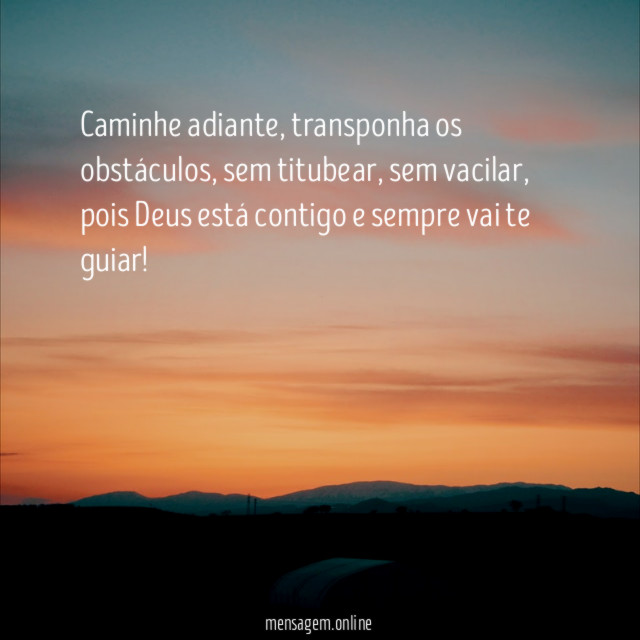 Caminhe adiante