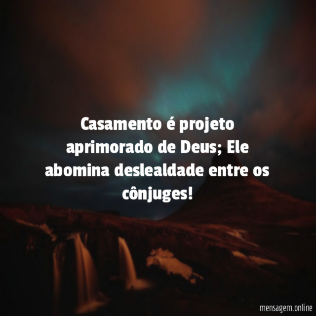 Casamento é projeto aprimorado de Deus